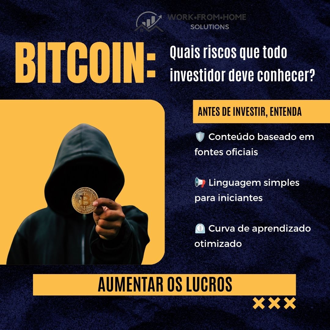 Foto: insígnia de um bitcoin